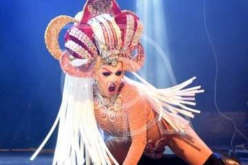 Drag Sethlas vuelve a dar caña en Jinámar (Foto Antonio Alí)